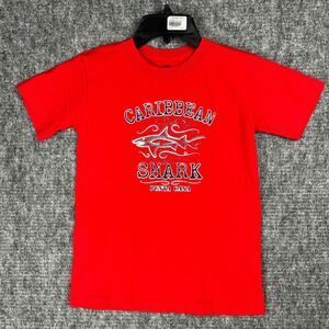 Caribbean Shark Shirt 12 Youth Kids Souvenir Punta Cana Mexico Travel Gift